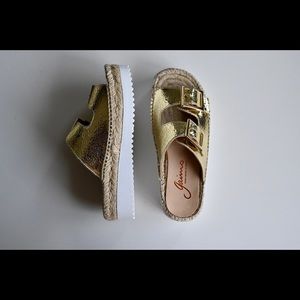 Gaimo Espadrilles Gold Zodiac Sandals